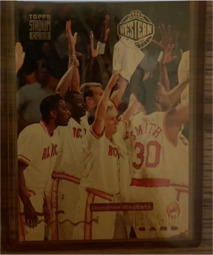 1993-94 Topps Stadium Club #10 Houston Rockets Super Team — front
