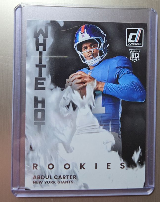2025 Donruss White Hot Rookies #WHR-ALC Abdul Carter — front