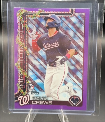 2025 Topps Holiday #H46 Dylan Crews — front