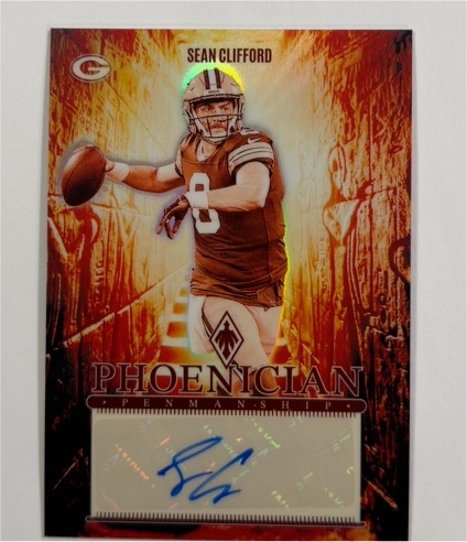 2024 Panini Phoenix #PP-SCD Sean Clifford Phoenician Penmanship — front