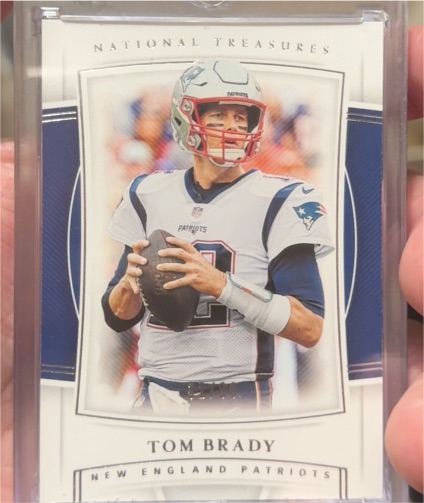 2019 Panini National Treasures #7 Tom Brady — front