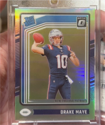 2024 Panini Donruss Optic #10 Drake Maye — front