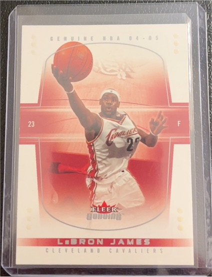 2004-05 Fleer Genuine #26 LeBron James — front