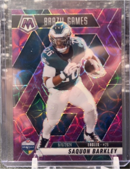 2025 Panini Mosaic Brazil Games #263 Saquon Barkley — front