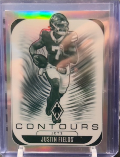 2025 Panini Phoenix #25 Justin Fields Contours — front
