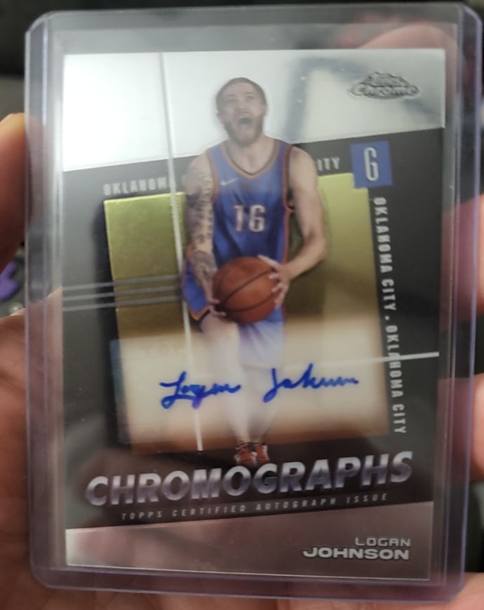 2024-25 Topps Chrome Chromographs #C-AR Logan Johnson — front