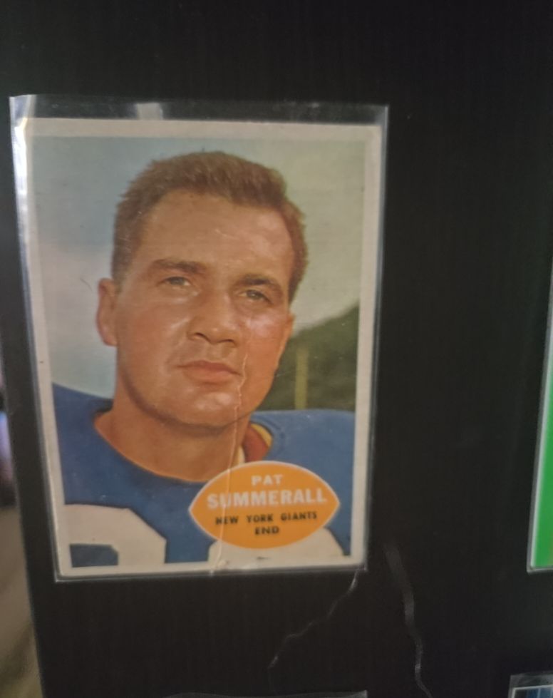 1960 Topps #77 Pat Summerall — front