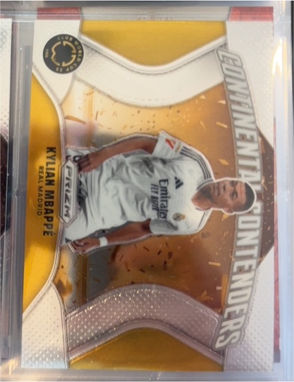 2025 Panini Prizm FIFA Club World Cup Continental Contenders #24 Kylian Mbappé — front