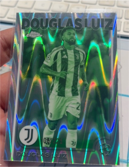 2024-25 Topps Chrome UEFA #25 Douglas Luiz — front