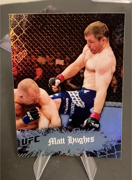 2010 Topps UFC Main Event #6 Matt Hughes — front