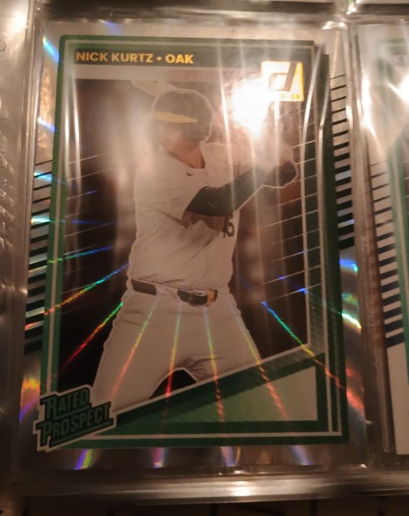 2025 Panini Donruss Rated Prospects #154 Nick Kurtz — front