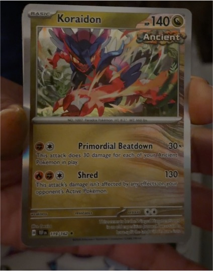 2024 Pokémon TCG Scarlet & Violet Temporal Forces #119 Koraidon — front