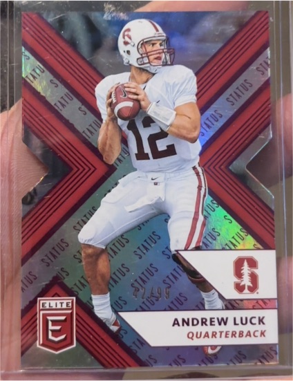 2018 Panini Elite Draft Picks #6 Andrew Luck — front