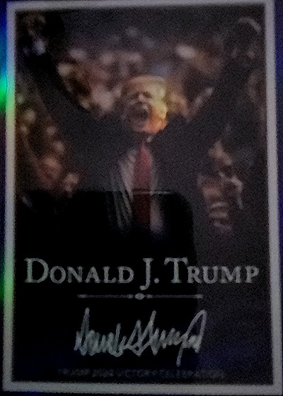 2024 Donald J. Trump Victory Celebration Collector Trading Card — front