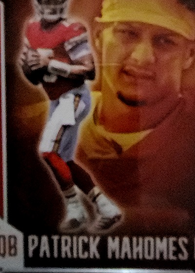 2008 Patrick Mahomes Football Card — front
