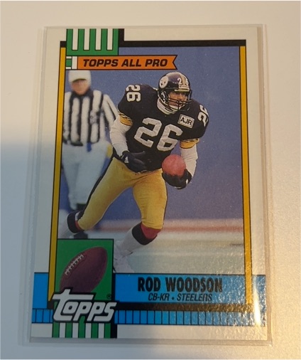 1990 Topps All Pro #179 Rod Woodson — front