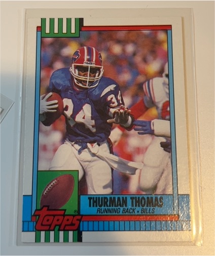1990 Topps #206 Thurman Thomas — front