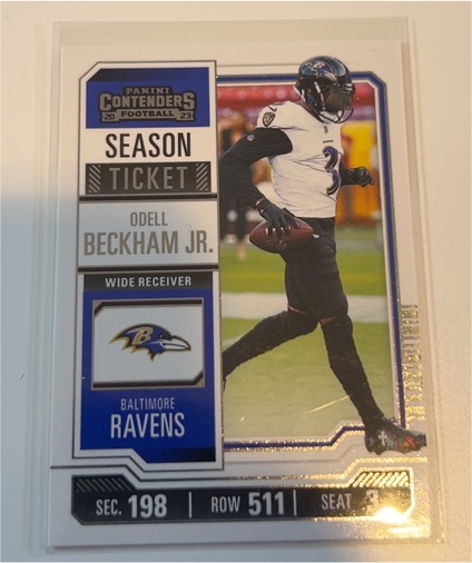 2023 Panini Contenders Season Ticket #10 Odell Beckham Jr. — front