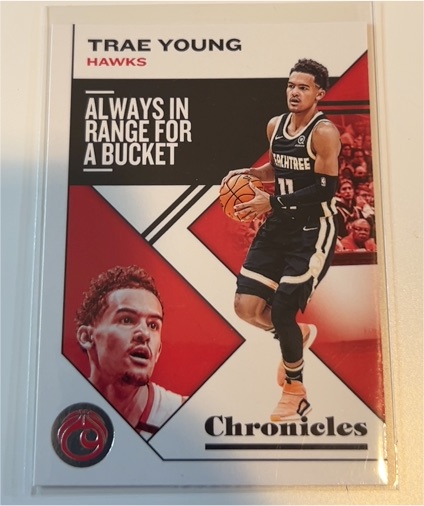 2019-20 Panini Chronicles #12 Trae Young — front