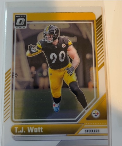 2024 Panini Donruss Optic #169 T.J. Watt — front