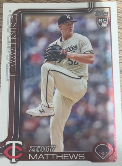 2025 Topps #283 Zebby Matthews — front