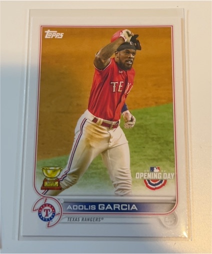 2022 Topps Opening Day #135 Adolis Garcia — front