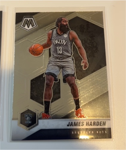 2020-21 Panini Mosaic #173 James Harden — front
