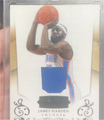 2010-11 Panini Timeless Treasures Materials #29 James Harden — front