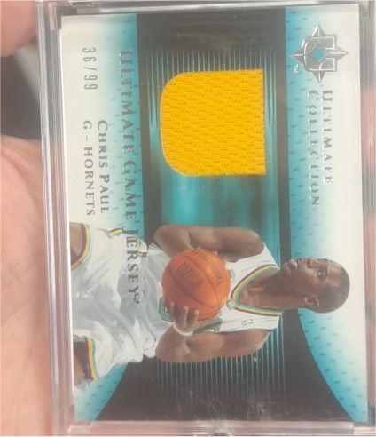 2003-04 Upper Deck Ultimate Collection Ultimate Game Jersey #UGJ-CP Chris Paul — front
