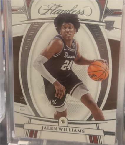 2021-22 Panini Flawless #01 Jalen Williams — front