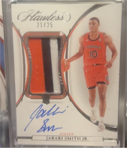 2022-23 Panini Flawless Collegiate #21 Jabari Smith Jr. — front