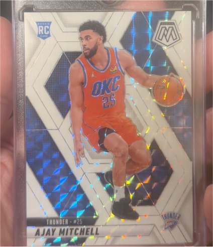 2024-25 Panini Mosaic #204 Ajay Mitchell — front
