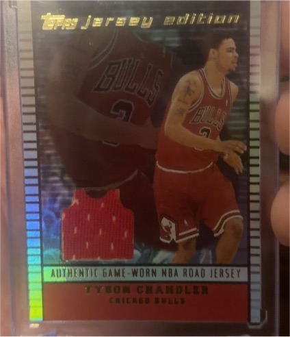2002-03 Topps Jersey Edition #JESA Tyson Chandler — front