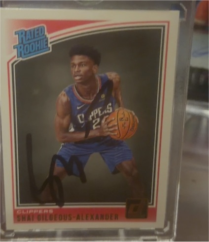 2018-19 Panini Donruss #162 Shai Gilgeous-Alexander — front