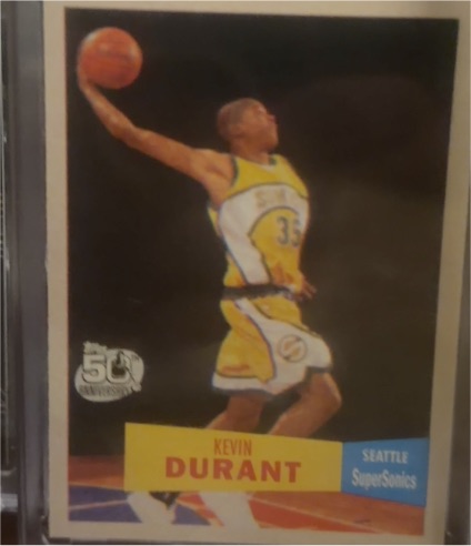 2007-08 Topps 50th Anniversary #112 Kevin Durant — front