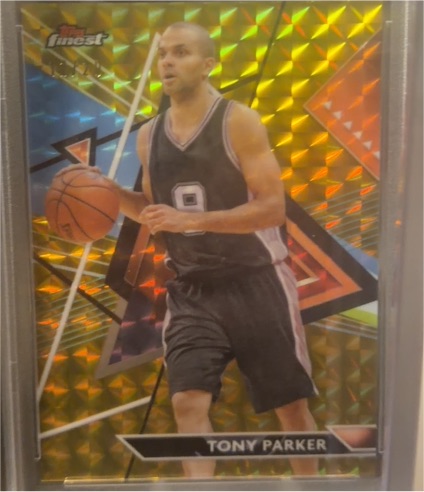 2023-24 Topps Finest #139 Tony Parker — front