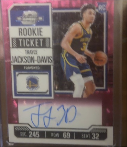 2023-24 Panini Contenders Optic Rookie Ticket Trayce Jackson-Davis — front