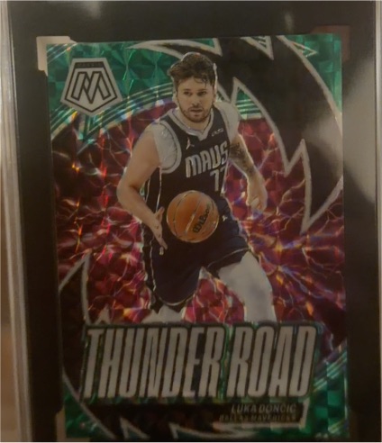 2023-24 Panini Mosaic Thunder Road #20 Luka Doncic — front