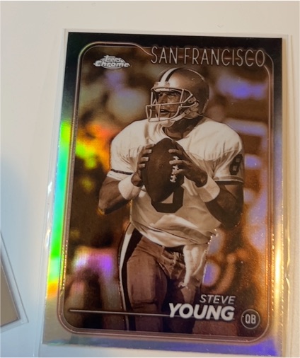 2024 Topps Chrome #178 Steve Young — front