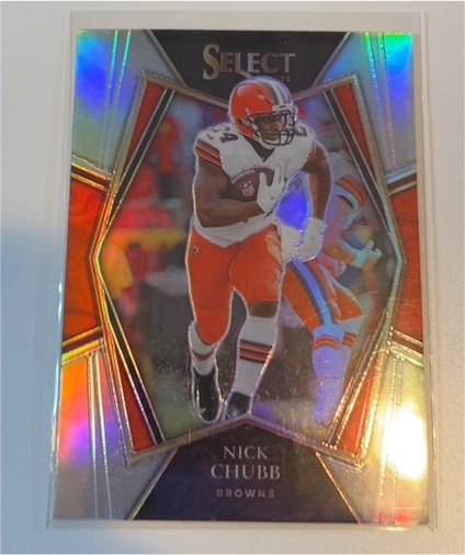 2021 Panini Select #110 Nick Chubb — front