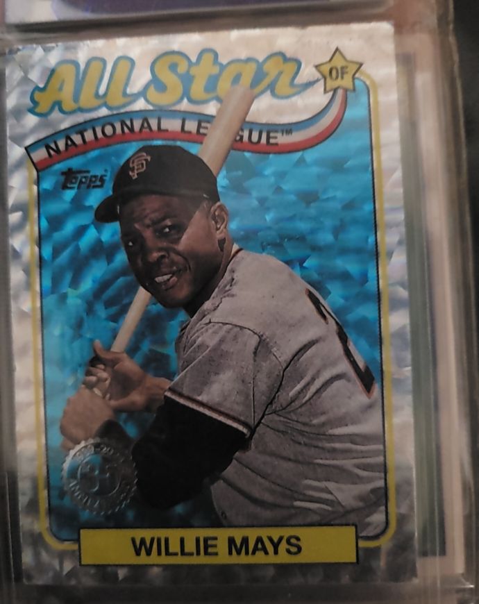 2024 Topps Series 2 #89ASB-4 Willie Mays 1989 Topps All-Star Foil Board Giants — front