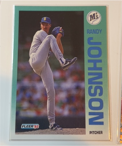 1992 Fleer #283 Randy Johnson — front