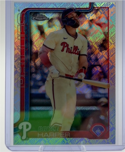2025 Topps Chrome #150 Bryce Harper — front