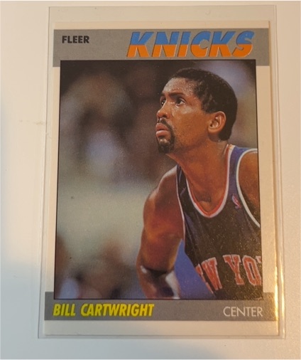 1987-88 Fleer #17 Bill Cartwright — front