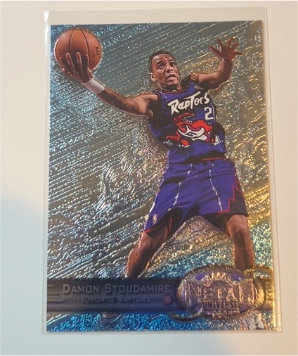 1997-98 Skybox Metal Universe #28 Damon Stoudamire — front