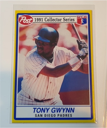 1991 Post Collector Series #10 Tony Gwynn San Diego Padres — front