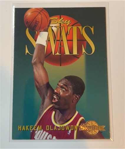 1994-95 SkyBox Sky Swats #333 Hakeem Olajuwon — front