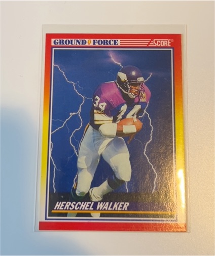 1990 Score #561 Herschel Walker — front