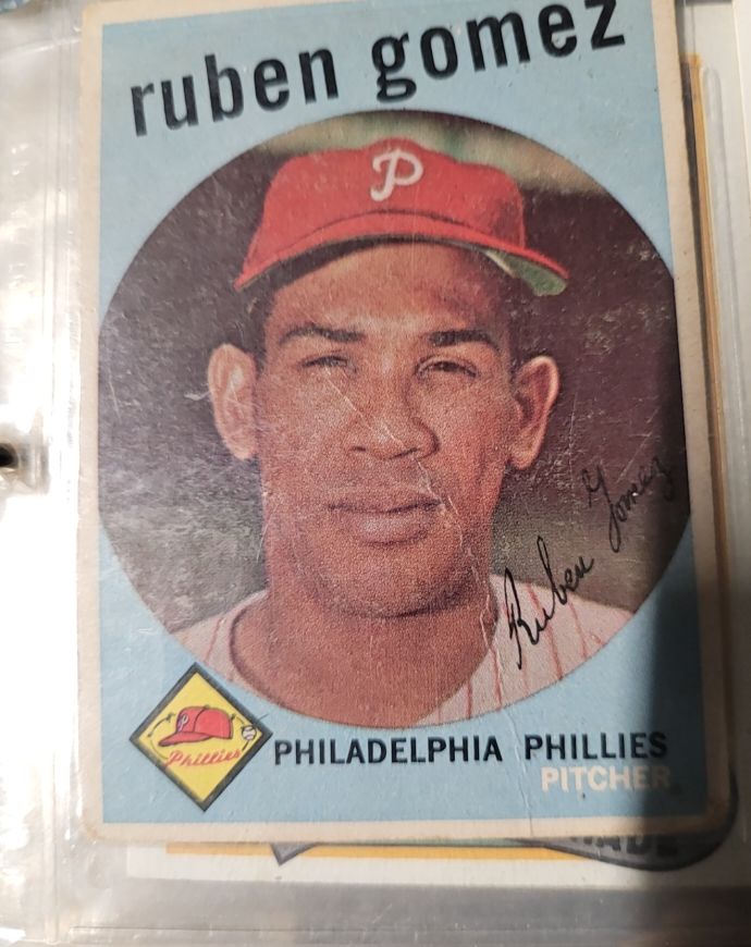 1959 Topps #535 Ruben Gomez Philadelphia Phillies — front