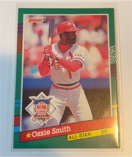 1991 Donruss #437 Ozzie Smith — front